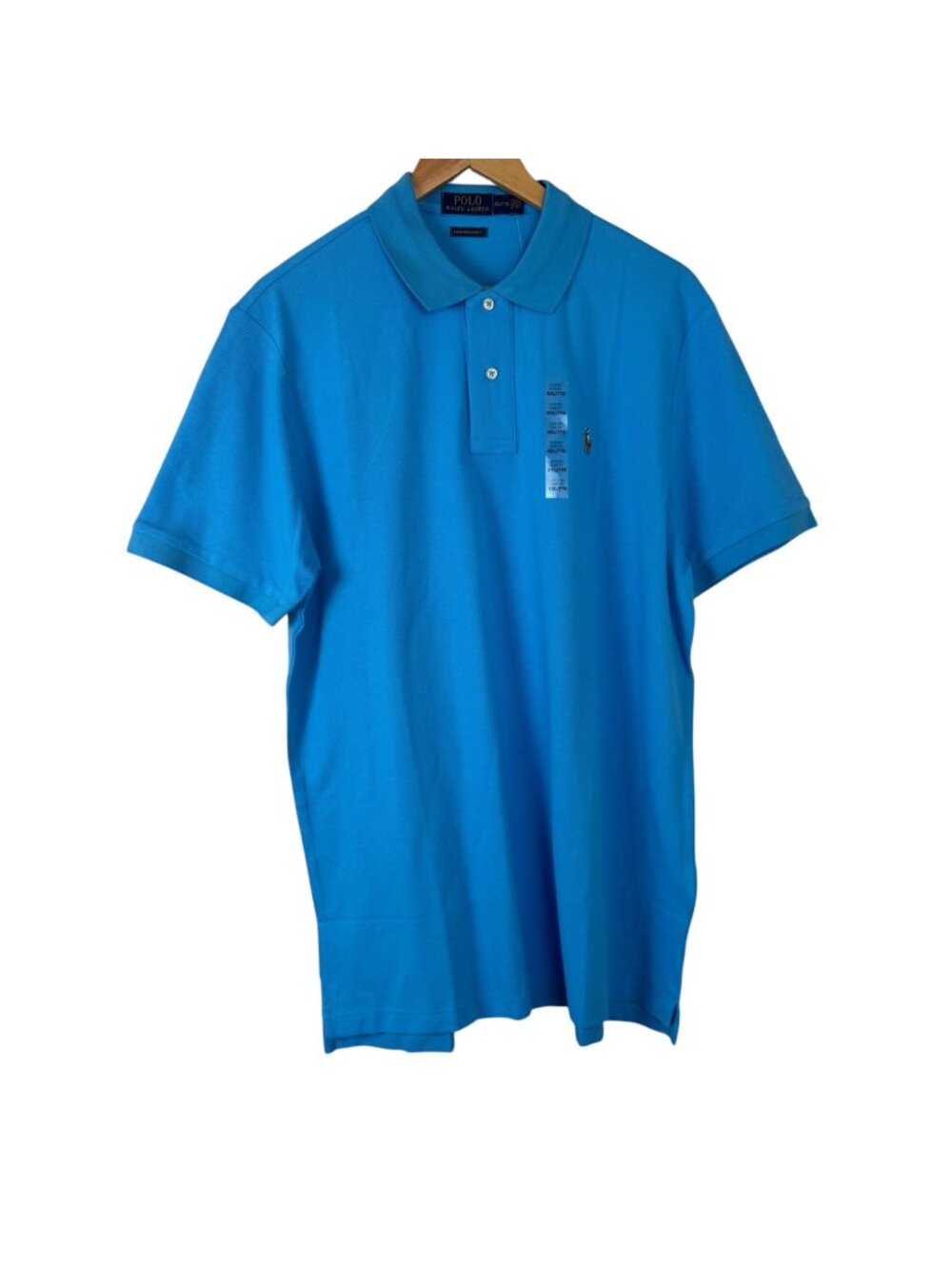 Polo Ralph Lauren NEW Teal Custom Slim Fit Polo XXL Preppy Business Casual Golf